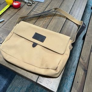 Ralph Lauren tan canvas bag